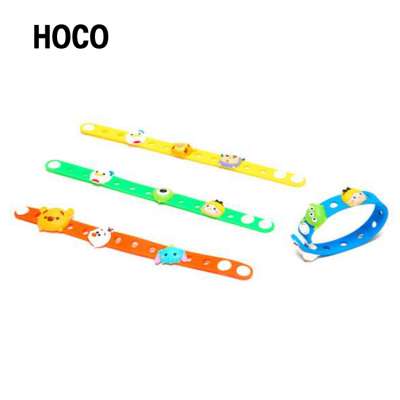 China Custom Kids Size Silicon Slap Wristband